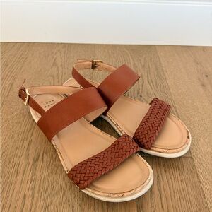 a new day Brown Sandals